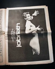 JOBRIATH 1st Openly Gay Rock Musician Singer Debut Album 1973 NYC Advertisement