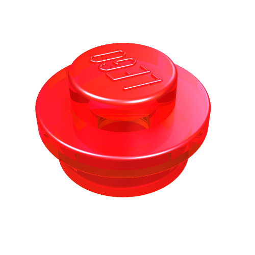 500x LEGO® Part 4073 - Plate, Round 1 x 1 - Picture 3 of 4