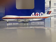 Aeroclassics United Airlines Boeing 747-100 1:400 N155UA BBX41668A Blue Box