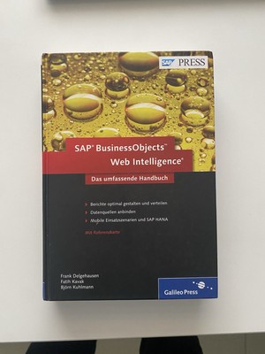 SAP Business Objects Web Intelligence Handbuch Buch wie neu