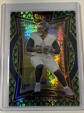 2024 Select J.C. Latham Concourse RC #11 Dragon Scale Prizm 28/81 Titans