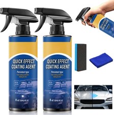 2Pcs Advanced Quick Effect Coating Agent for Car,Car Coating Spray Quick-Acting