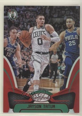 2018-19 Certified Mirror Red /299 Jayson Tatum #22 03rx