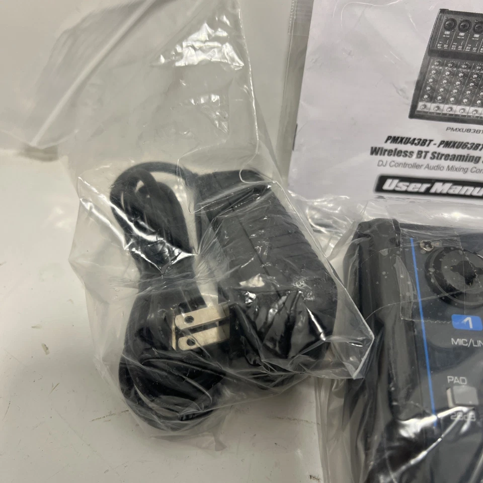 Pyle Pro PMXU43BT 4-Channel Bluetooth Audio Mixer - Black - Image 2 of 4