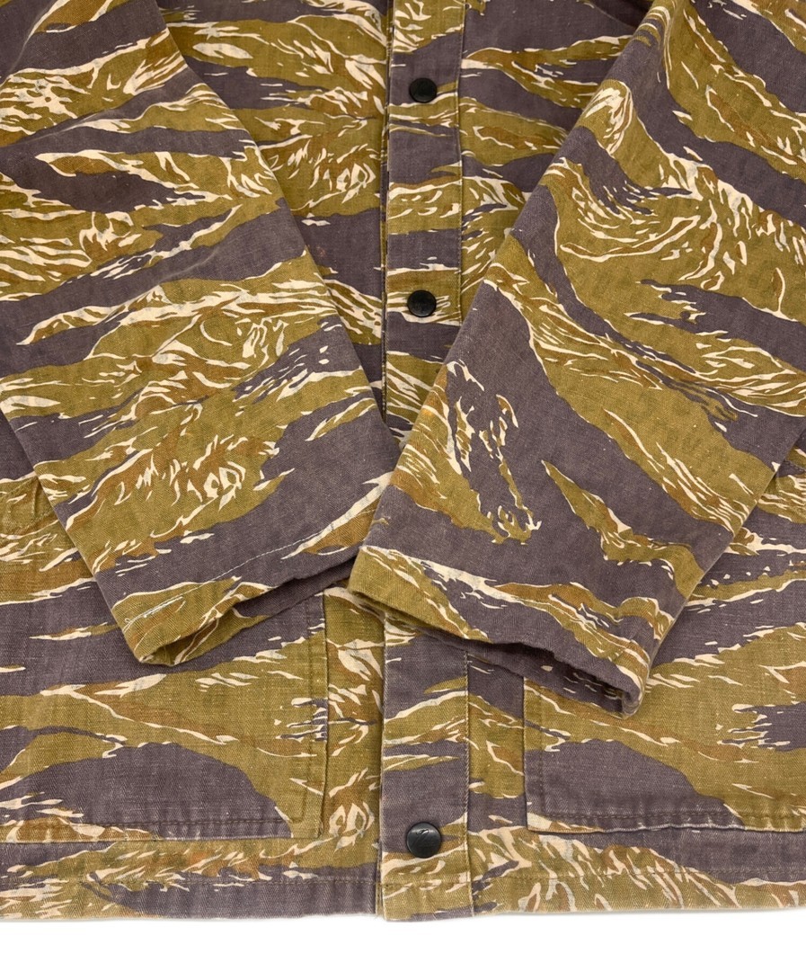 Needles Reversible Jacket Camo Leopard Brown Size… - image 10