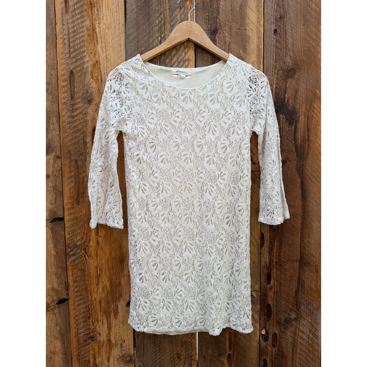 lord and taylor white lace dress Zimmermann LUCKY LACE TRIM MINI DRESS – Lord & Taylor main image 0