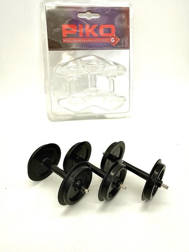 Piko 36162 LGB 3 juegos de ruedas de plástico 45 mm carro negro escala G 1:22,5 embalaje original | Condition: Neu
