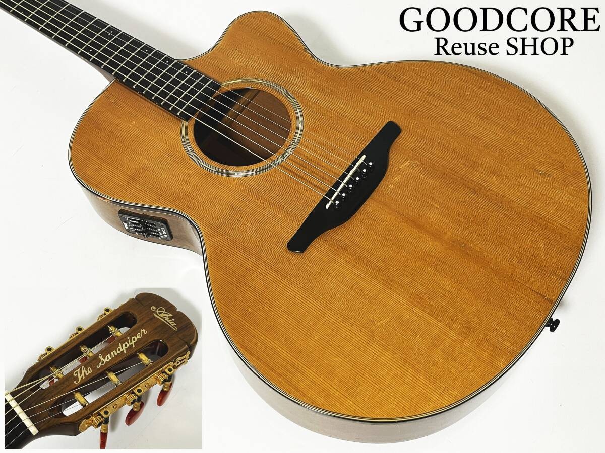 ギター aria sandpiper Electric Acoustic Guitar Aria The Sandpiper Solid Spruce Top | eBay