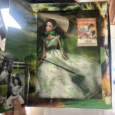 VINTAGE Barbie 1994 Scarlett O'Hara Doll Gone With The Wind Hollywood FLAWS 