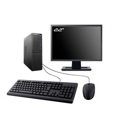 PC Lenovo S500 SFF Ecran 22" Intel I3-4130 RAM 16Go SSD 250Go Wifi W11