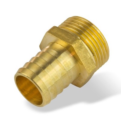 Messing Schlauchtülle 14mm x 1/2'' AG Schlauchstück Schlauch Adapter Anschluss