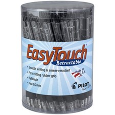 Pilot Easytouch Refillable Retractable Ballpoint Pens Fine Point Black Ink