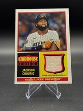 2025 Topps Heritage #CCR-JC Jackson Chourio Clubhouse Collection Relics
