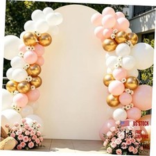 Arch Backdrop Cover Spandex Arch Stand Cover Stretchy Metal Arch 7.2FT Beige
