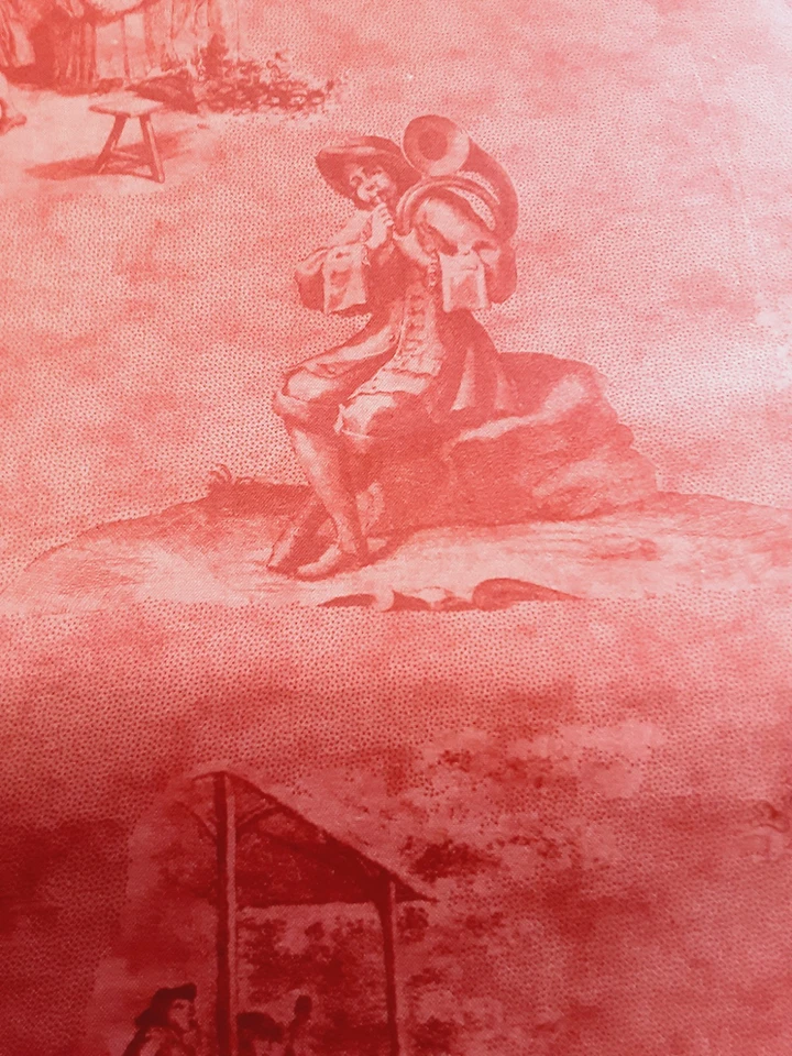 Vienna Nights by 3 Sisters for Moda Fabric Burgundy Red Cotton Toile 3 Yds 10 In - Image 3 of 4