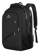 Business Travel Backpack, Laptop Backpack with USB Charging Port for 17" Laptop