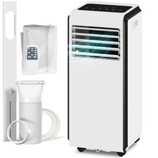 HOMCOM 4-in-1 Portable Air Conditioner 9000 BTU Air Conditioning Unit White