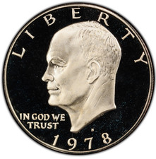 1978-S Proof Eisenhower Dollar 1$