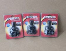 3 X Eveready LED Head Lamp & 3 x AAA Batteries 3 Modes & Focus Adjust