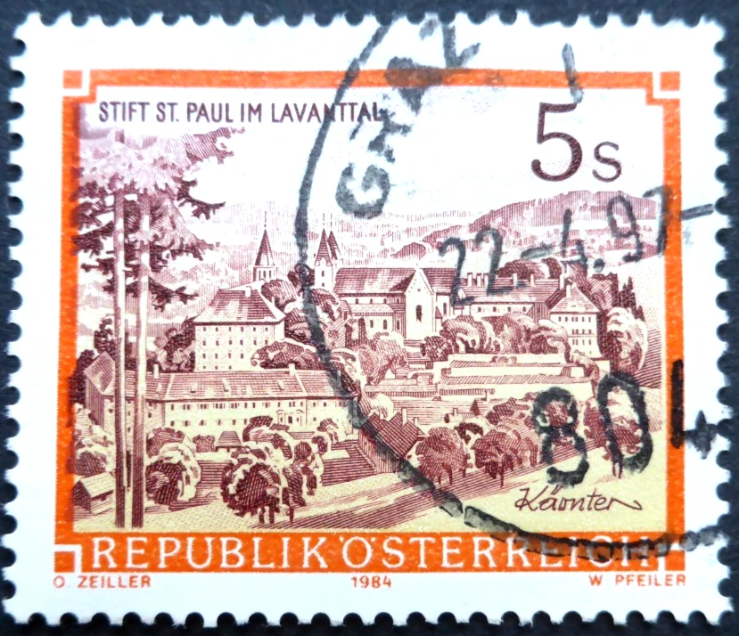 Österreich 1985, Mi 1792, Stift St. Paul, gestempelt - Bild 1 von 1