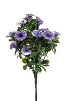 Artplants Kunst Petunie Finvon Auf Steckstab, Crossdoor, Lila, 27Cm