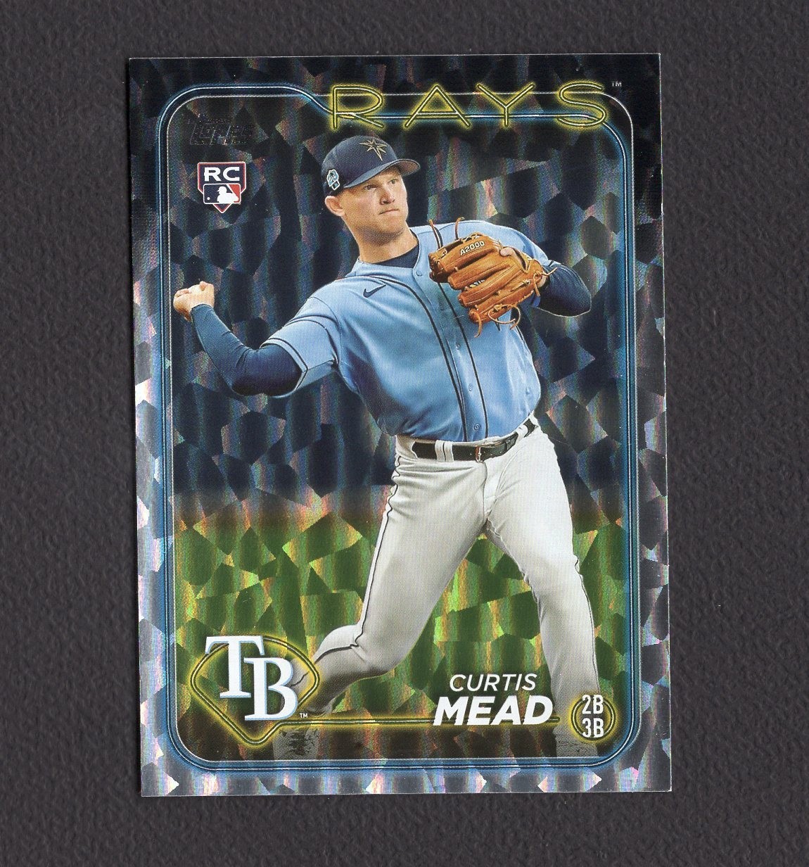2024 Topps Silver Crackle Foil Board #82 Curtis Mead