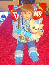 Reborn Toddler Doll Weighted, Cloth Body