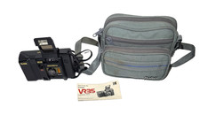 Kodak VR35 K12 35mm Camera w Flash Untested with Vintage Profoto Camera Bag