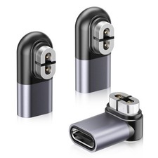 RUXELY USB C Charger Adapter for Shokz Headphone 2-Pin, Gray