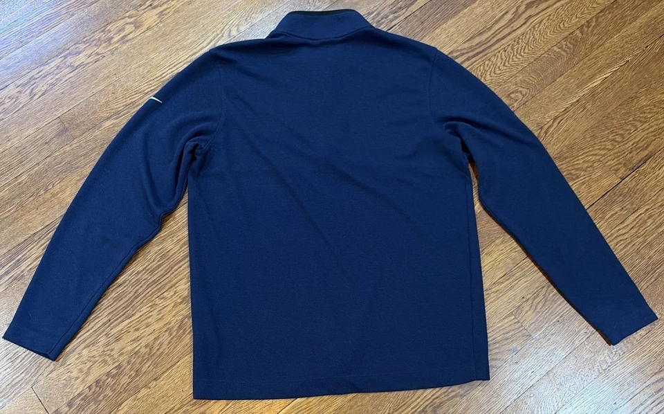 Nike 2022 US Open Golf Hombre’s 1/4 Cremallera Azul Con Logo Talla Grande Foto 3 de 3