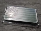 10 oz SilverTowne American Flag .9999 Fine Silver Bullion Bar Ten Troy Ounces