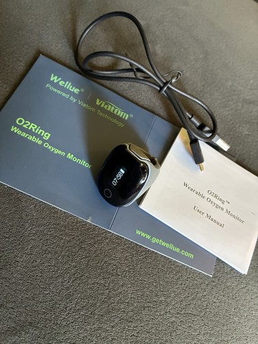 Wellue O2 Ring Pulse Oximeter with Vibration Alarm