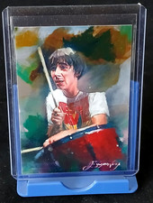 Keith Moon #2 The WHO Art Card Signed by Artist Edward Vela 50/50 2019 AG28