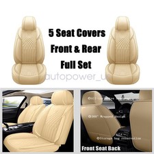 Full Set For Scion Tc Xb Luxury Leather Car 5-seat Covers Front Rear Cushion Full Set For Scion Tc Xb Luxury Leather Car 5-seat Covers Front Rear Cushion