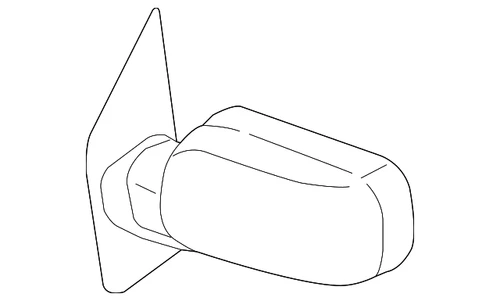 Genuine Nissan 2004-2015 Nissan - Mirror Assembly 96301-ZC20A