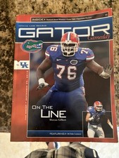 Florida Gators vs Kentucky Wildcats Original Game Program 9/25/2010