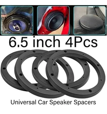 6.5” Universal Car Speaker Spacer Rings 4PCS Door Audio Mounting Adapter Set