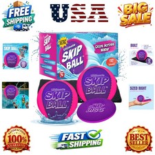 The Ultimate Water Skip Balls, Water Bouncing Ball for Swimming Pool, Beach T...