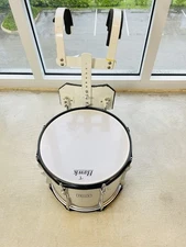 Pearl 14" Marching Band Snare Drum Silver