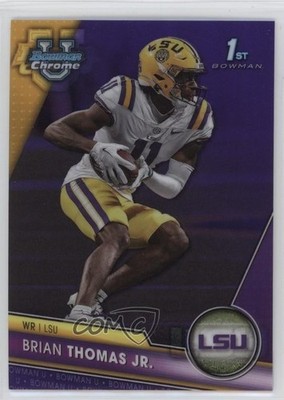 2023 Bowman U Chrome Purple Refractor 201/399 Brian Thomas Jr #8 1o05