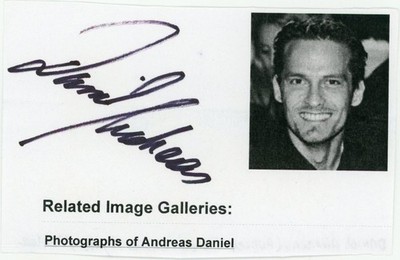 Andreas Daniel   Signed Paperstock