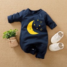Unisex Baby Sleep Jumpsuit   Soft Cotton Nighty Night Pajama with Snaps