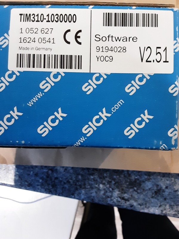 SICK - TIM310-1030000 (1052627} Lidar sensor + CDB730-001 (1055981} Junction box