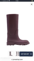 Burberry mens boots size 44