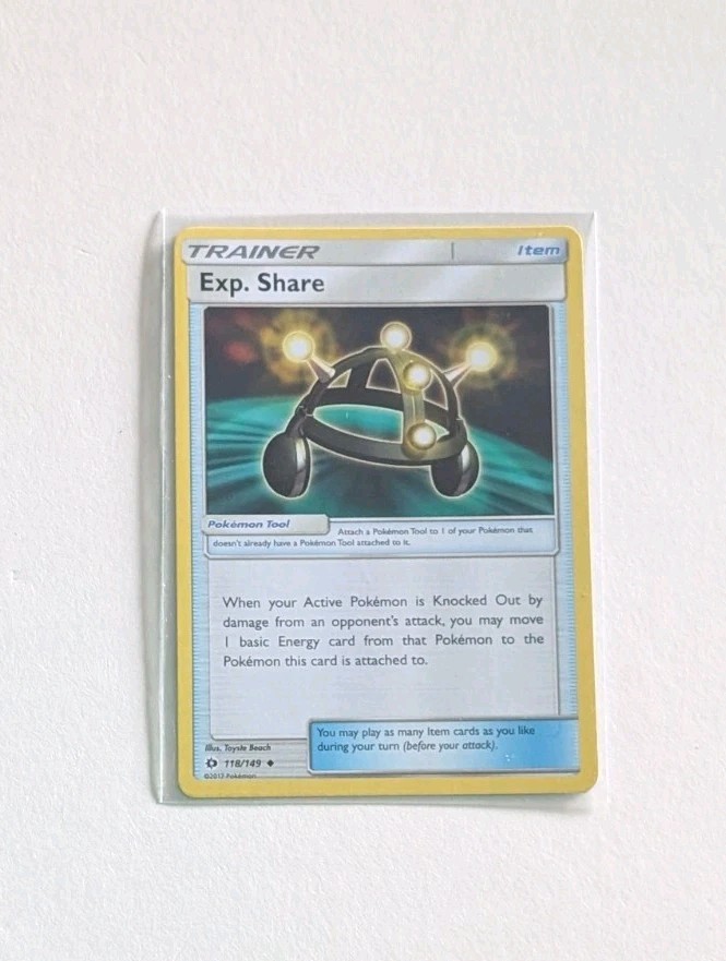 Exp. Share 118/149 Pokemon Sun & Moon Base Set