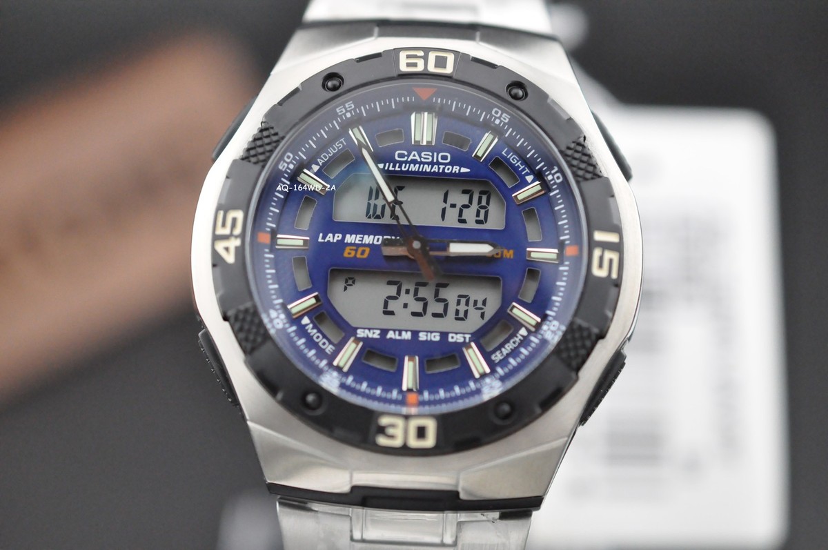 Casio Analog Digital Youth Series Illuminator AQ-164WD-2AV Men's