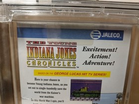 The Young Indiana Jones Chronicles Wata graded 9.4 A+ Nintendo NES Jaleco