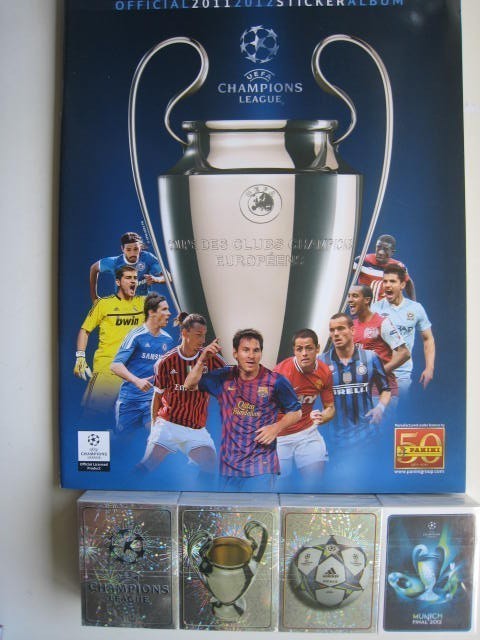 PANINI UEFA  Champions league 2011 / 2012 complete sticker collection album