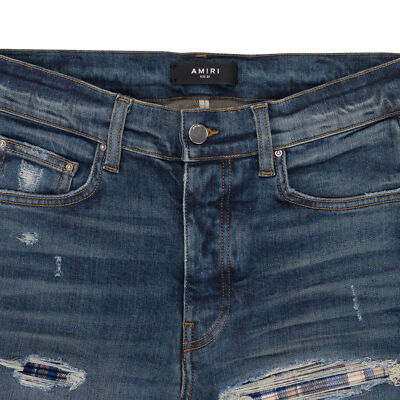 Amiri Indigo Thrasher Plus Jeans, $570 | SSENSE