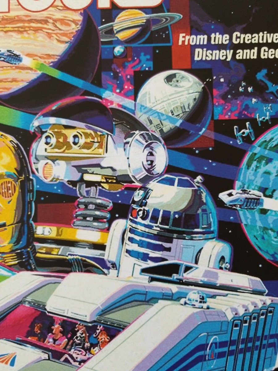 Star Tours Star Wars Attraction Poster Print 13x19 C3PO R2D2